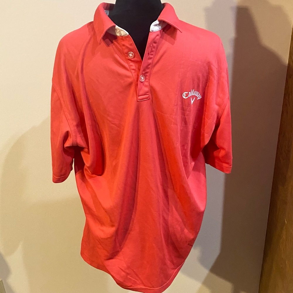 Callaway Men's Red Polo Shirt